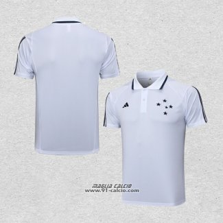 Maglia Polo Cruzeiro 2023-2024 Bianco