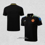 Maglia Polo Manchester United 2022-2023 Nero