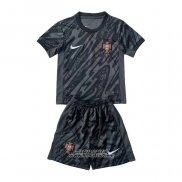 Maglia Portogallo Portiere Bambino 2024 Nero