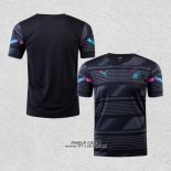 Maglia Prematch Manchester City 2022 Nero