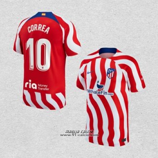 Prima Maglia Atletico Madrid Giocatore Correa 2022-2023