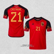 Prima Maglia Belgio Giocatore Castagne 2022