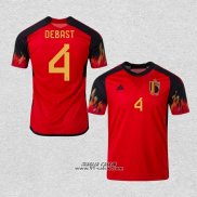 Prima Maglia Belgio Giocatore Debast 2022