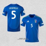 Prima Maglia Italia Giocatore Locatelli 2024-2025