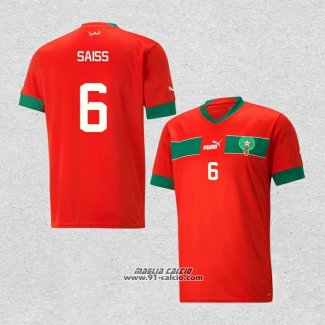 Prima Maglia Marocco Giocatore Saiss 2022