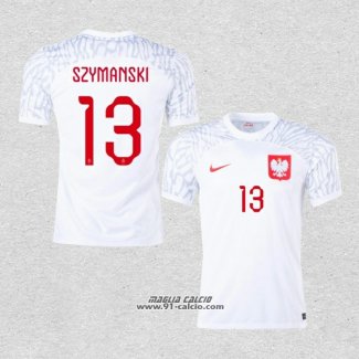 Prima Maglia Polonia Giocatore Szymanski 2022