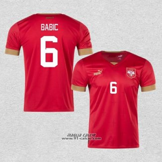 Prima Maglia Serbia Giocatore Babic 2022