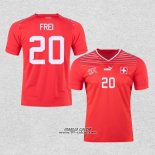 Prima Maglia Svizzera Giocatore Frei 2022