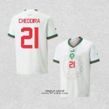 Seconda Maglia Marocco Giocatore Cheddira 2022