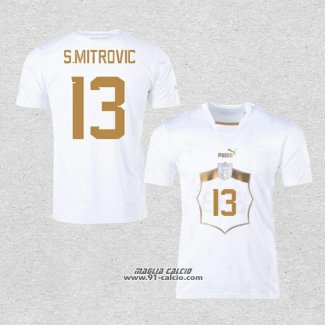 Seconda Maglia Serbia Giocatore S.Mitrovic 2022