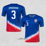 Seconda Maglia Stati Uniti Giocatore Zimmerman 2024