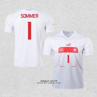 Seconda Maglia Svizzera Giocatore Sommer 2022