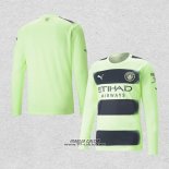 Terza Maglia Manchester City Manica Lunga 2022-2023