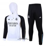 Tuta da Track Felpa Real Madrid Bambino 2023-2024 Bianco