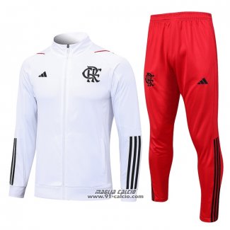 Tuta da Track Giacca Flamengo 2023-2024 Bianco