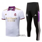 Conjunto Polo Real Madrid 2022-2023 Bianco