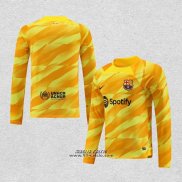 Maglia Barcellona Portiere Manica Lunga 2023-2024 Giallo