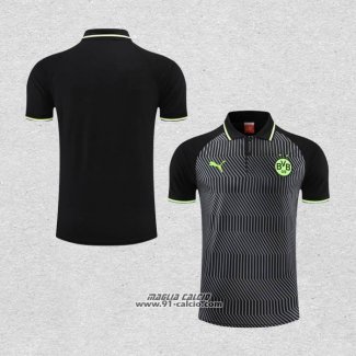 Maglia Polo Borussia Dortmund 2022-2023 Grigio