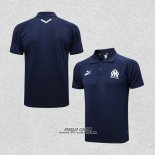 Maglia Polo Olympique Marsiglia 2023-2024 Blu Scuro