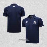 Maglia Polo Olympique Marsiglia 2023-2024 Blu Scuro