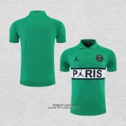 Maglia Polo Paris Saint-Germain Jordan 2022-2023 Verde