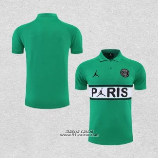 Maglia Polo Paris Saint-Germain Jordan 2022-2023 Verde