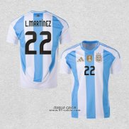 Prima Maglia Argentina Giocatore L.Martinez 2024