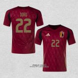 Prima Maglia Belgio Giocatore Doku 2024