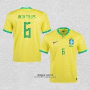 Prima Maglia Brasile Giocatore Alex Telles 2022