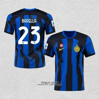 Prima Maglia Inter Giocatore Barella 2023-2024