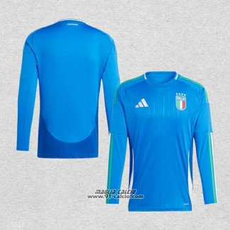 Prima Maglia Italia Manica Lunga 2024-2025
