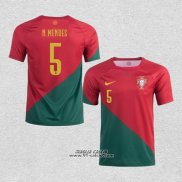 Prima Maglia Portogallo Giocatore N.Mendes 2022