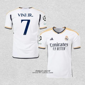 Prima Maglia Real Madrid Giocatore Vini JR. 2023-2024