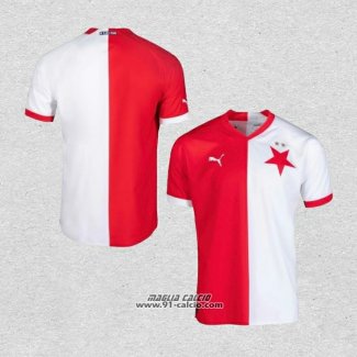 Prima Maglia Slavia Praha 2022-2023 Thailandia