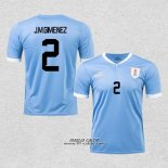 Prima Maglia Uruguay Giocatore J.M.Gimenez 2022