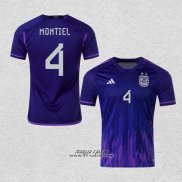 Seconda Maglia Argentina Giocatore Montiel 2022