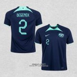 Seconda Maglia Australia Giocatore Degenek 2022