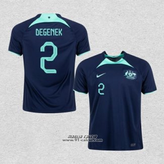 Seconda Maglia Australia Giocatore Degenek 2022