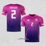 Seconda Maglia Germania Giocatore Rudiger 2024