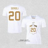 Seconda Maglia Serbia Giocatore Sergej 2022