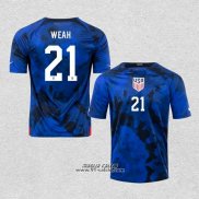 Seconda Maglia Stati Uniti Giocatore Weah 2022