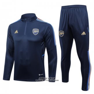 Tuta da Track Felpa Arsenal 2023-2024 Blu