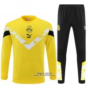 Tuta da Track Felpa Borussia Dortmund 2022 Giallo