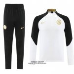 Tuta da Track Felpa Chelsea 2023-2024 Bianco