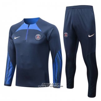 Tuta da Track Felpa Paris Saint-Germain 2022-2023 Blu