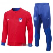 Tuta da Track Giacca Atletico Madrid 2022-2023 Rosso