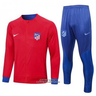 Tuta da Track Giacca Atletico Madrid 2022-2023 Rosso