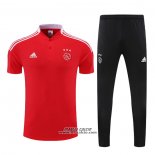 Conjunto Polo Ajax 2022-2023 Rosso