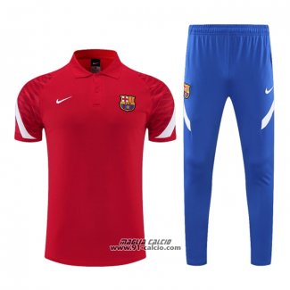 Conjunto Polo Barcellona 2022-2023 Rosso