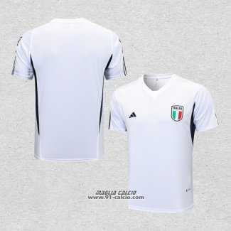 Maglia Allenamento Italia 2023-2024 Bianco